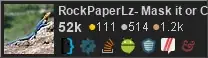 RockPaperLizard (moderator) on Stack Exchange, a network of free, community-driven Q&A sites RockPaperLizard (moderator) on Stack Exchange, a network of free, community-driven Q&A sites