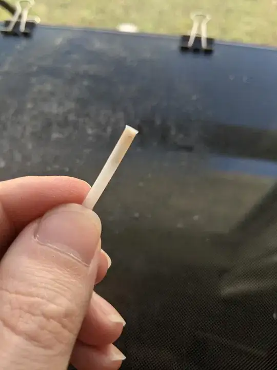 bowden tube clogged