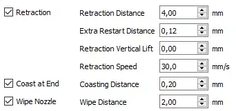 Printer settings