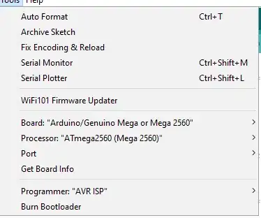 Arduino settings