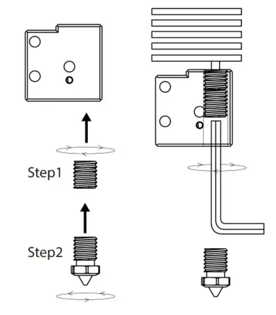 Volcano adapter bottom mounting