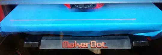 Single line extrusion on printer bed