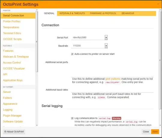 OctoPrint Settings