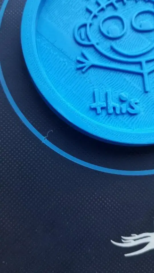 Photo of not smooth print