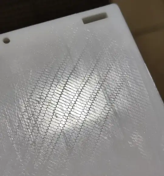 pattern on first layer