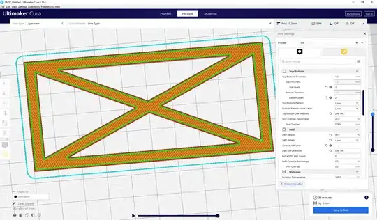 First infill layer