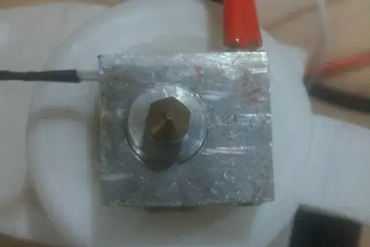 Photo of hotend