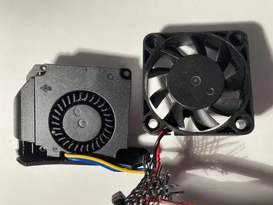 Fans back side