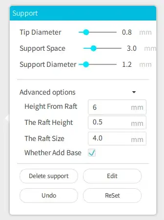 Slicer settings