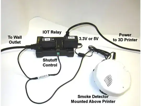 3D Printer Safety Shutdown - Smoke Detector- Photo 3D Printer Safety Shutdown - Smoke Detector - Photo