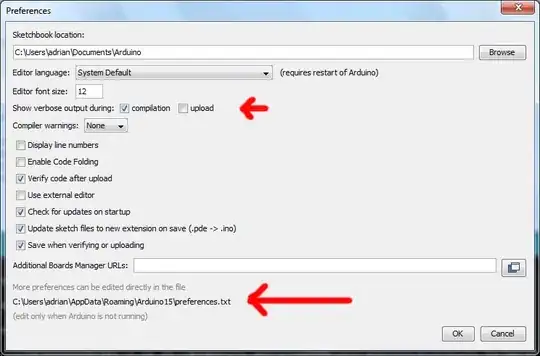 Arduino IDE Preferences dialog