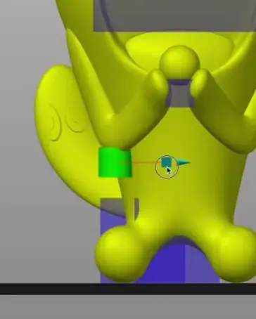 Putting cylinder support enforcer in place