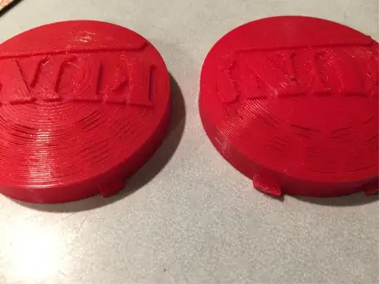 top of buttons