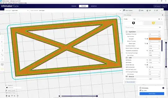 Second infill layer