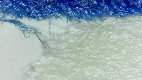 white next to blue