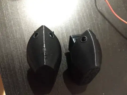 Benchy objects showing printing artefact
