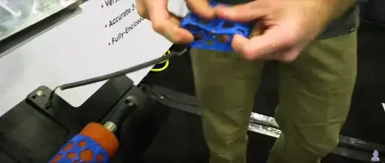Flexible 3D printed part - printed from TPU