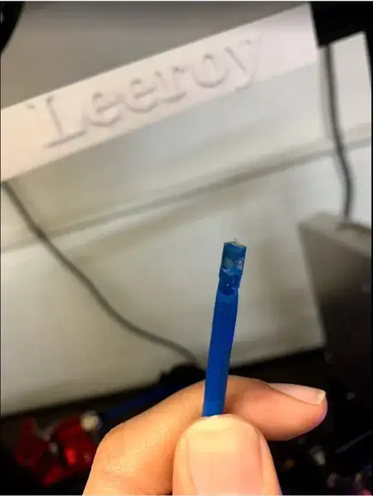 Note how the hole is very near the base of the tube closest to the nozzle