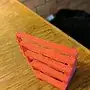 Bridging performance test, with infill drop - top view
