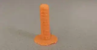 The printed sample
