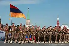 Contingent from the Armenian military