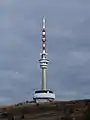 TV and lookout tower on summit of Praděd