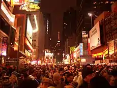 Image 9A crowd in Times Square awaits the countdown to the start of 2006. (from Culture of New York City)