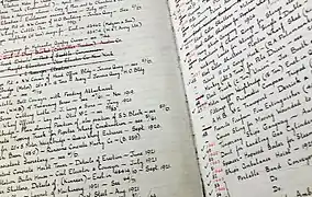 A register of drawings from the Wellington Harbour Board, 1920s