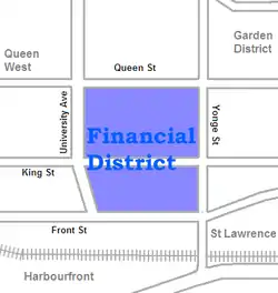 Location of Financial District