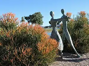 Fred & Ginger statue in Fountain Park