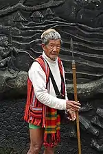 Old Igorot man with a bahag
