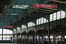 Inside of the Communipaw Terminal