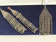 Silver earrings