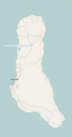 Bambadjani is located in Grand Comore