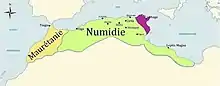 Image 15Map of Numidia (from History of Algeria)