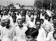 In a Rally of Communist Party of India (Marxist). (Jyoti Basu and Hare Krishna Konar).