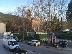 The main square of the town