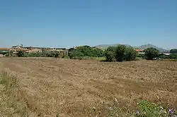 Serra de Daró with the Montgrí Massif in the background.