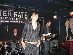 Shivaree performing live in London on 21 April 2005