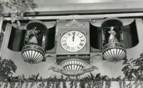 The former St John's Centre clock