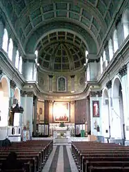 Interior of St Patrick's Church prior to renovation