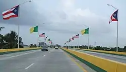 Bridge on Puerto Rico Highway 165 leaving Levittown