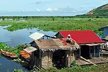 Image 22A fishing hut on the Tonle Sap (from Agriculture in Cambodia)