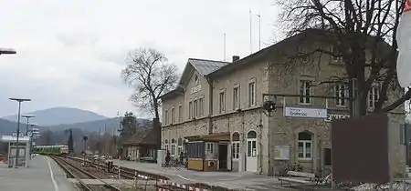 Zwiesel station in 2006, before the renovation